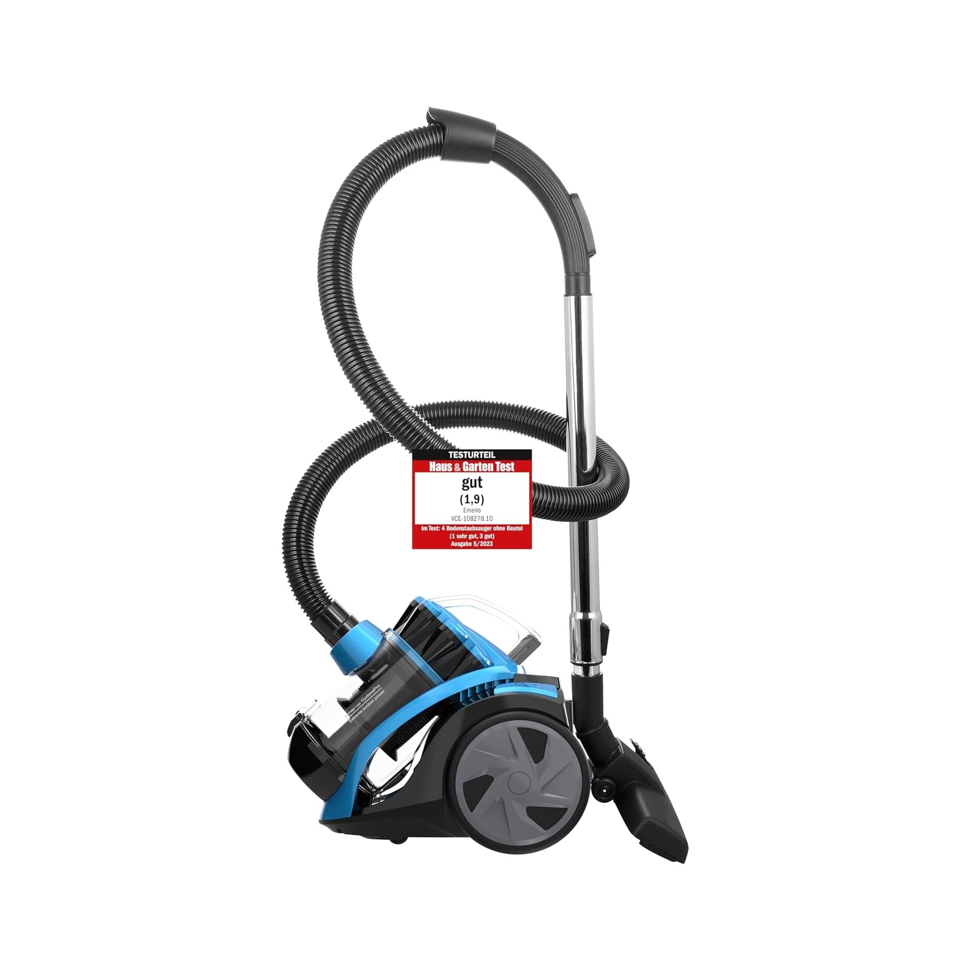 Прахосмукачка без торба - Emerio VCE-108278.10 900 W 2 L HEPA